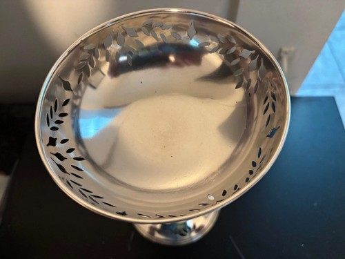 Sterling silver compote troy - compote, 6+troy